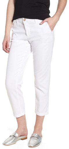 AG crop twill trousers | 40plusstyle.com