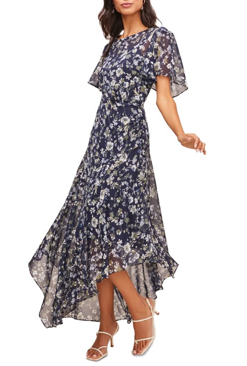 ASTR the Label floral print dress | 40plusstyle.com