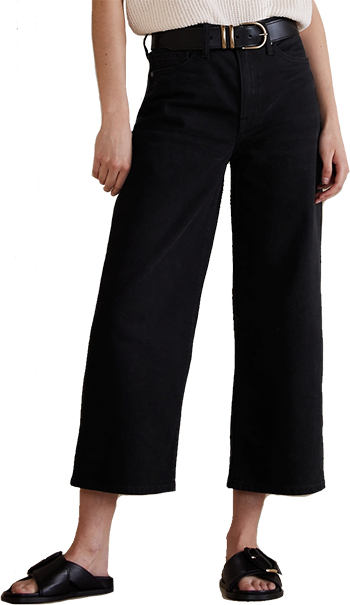 Banana Republic The Wide Leg Crop Jeans | 40plusstyle.com