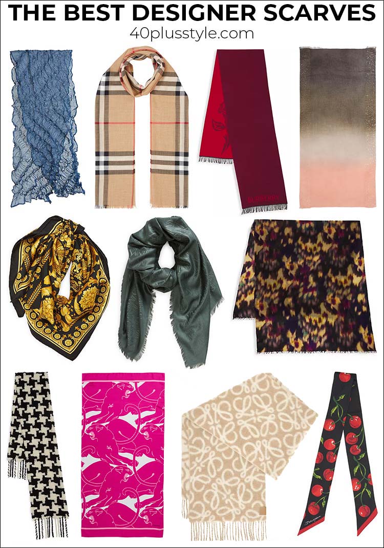 The best designer scarves for women to get wrapped up in style | 40plusstyle.com