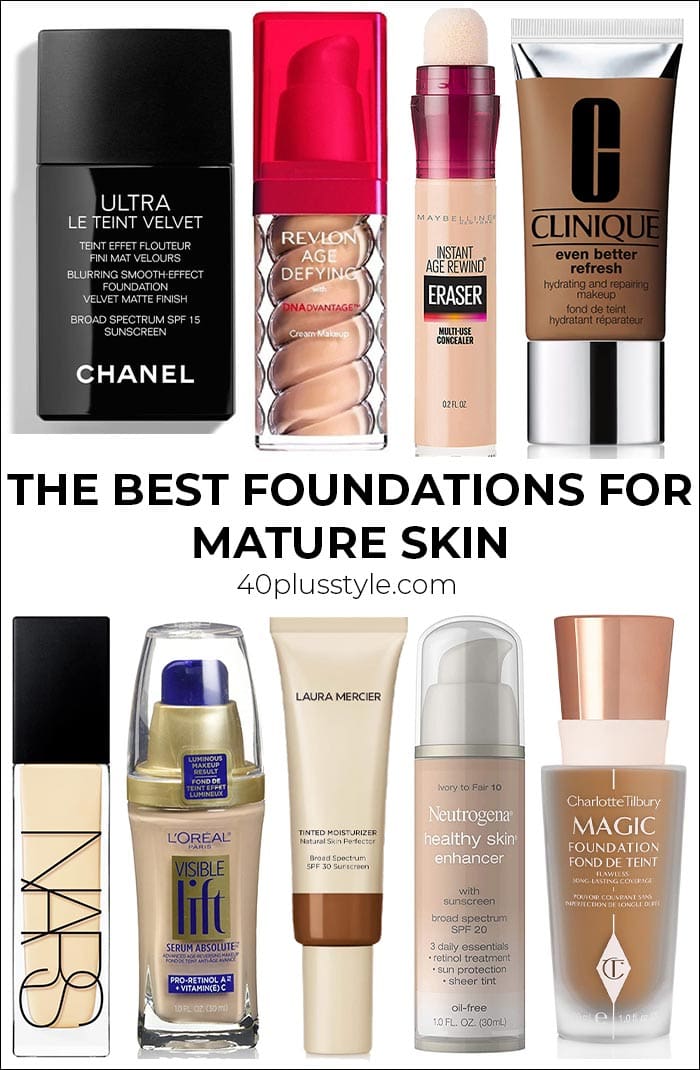 The best foundations for mature skin | 40plusstyle.com