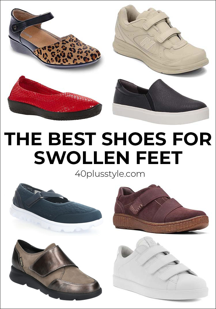 The best shoes for swollen feet | 40plusstyle.com