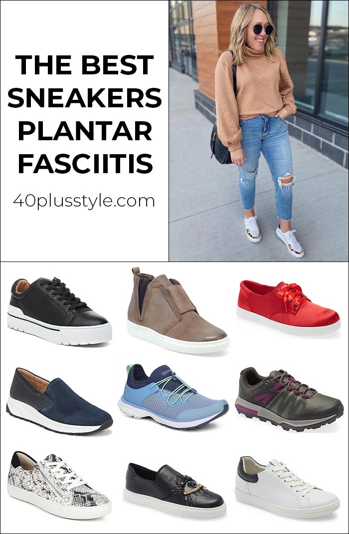 The best sneakers for plantar fasciitis | 40plusstyle.com