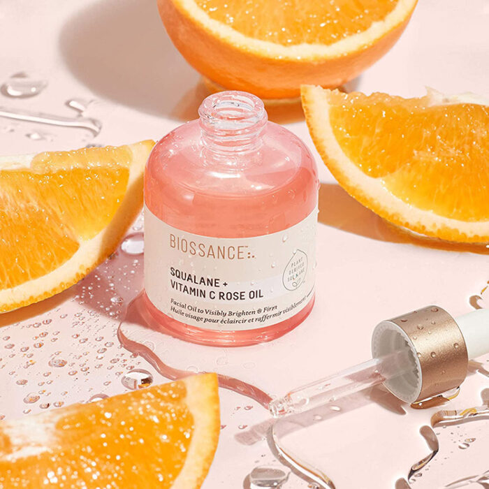 Biossance Squalane + Vitamin C Rose Oil | 40plusstyle.com