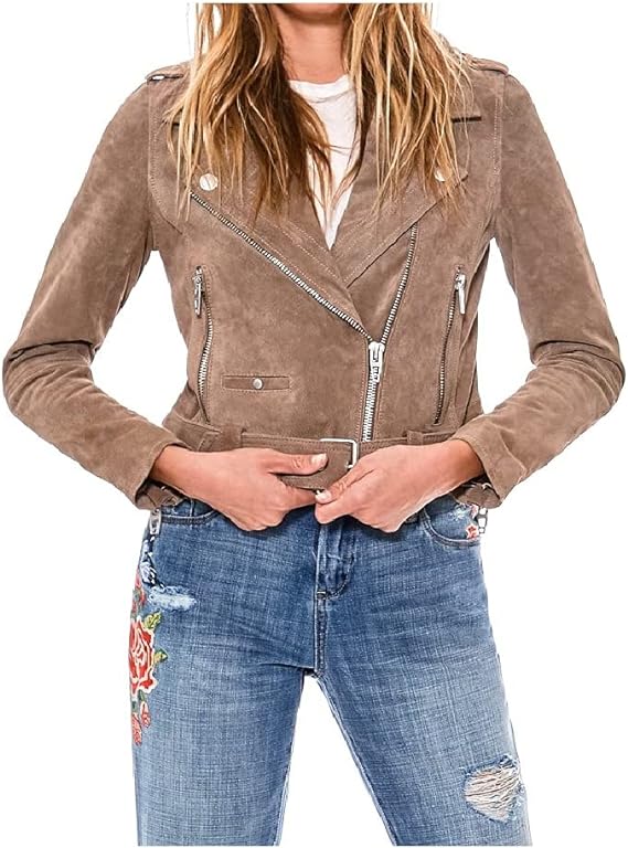 BLANKNYC Suede Moto Jacket | 40plusstyle.com