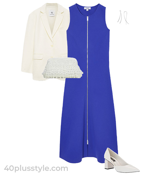 Blazer and dress | 40plusstyle.com