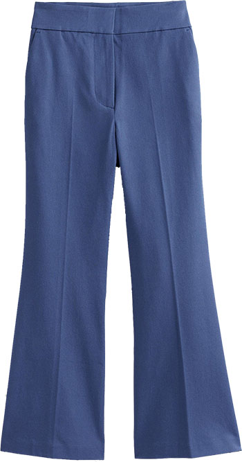 Boden Bi-Stretch Crop Flare Trousers | 40plusstyle.com