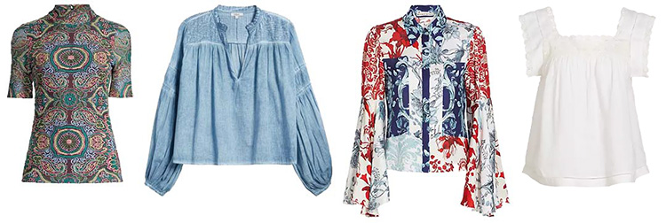 Boho tops to wear | 40plusstyle.com