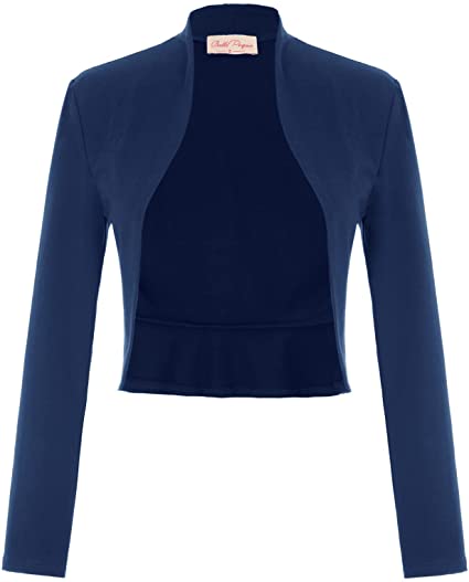 Belle Poque Cropped Bolero Cardigan | 40plusstyle.com