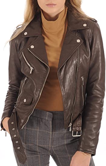 KYZER KRAFT lambskin leather biker jacket | 40plusstyle.com