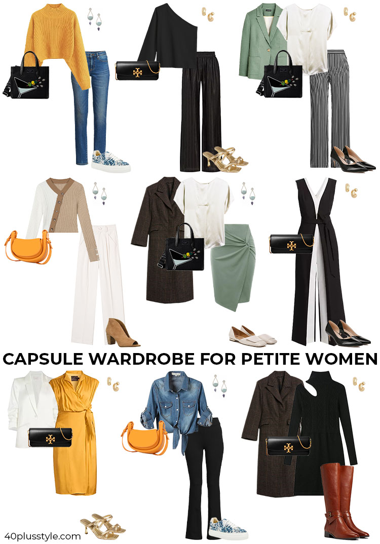 A capsule wardrobe for the petites | 40plusstyle.com