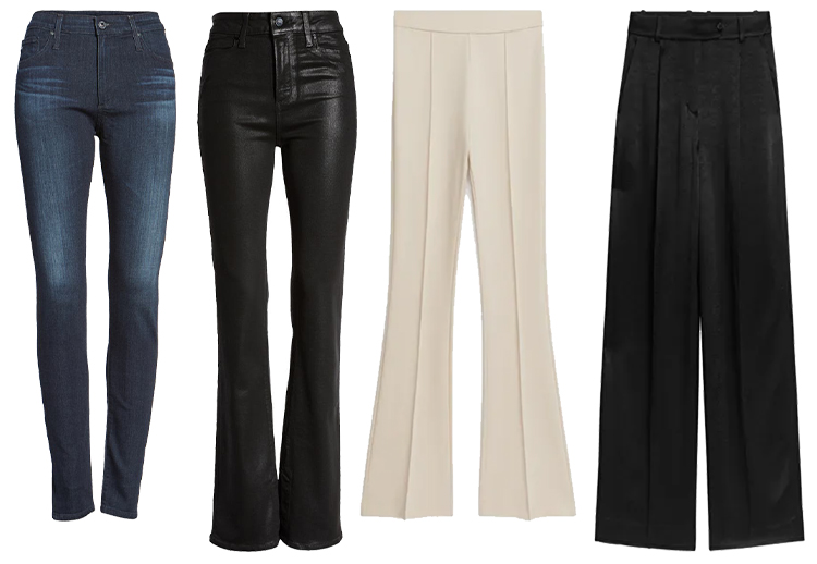 Capsule wardrobe pants and jeans | 40plusstyle.com