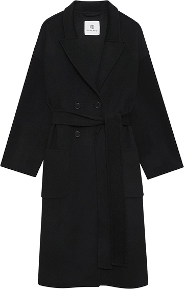 ANINE BING Cashmere Blend Dylan Coat | 40plusstyle.com