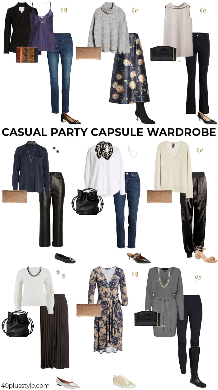 Casual party outfits | 40plusstyle.com