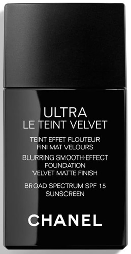 Best foundation for mature skin - CHANEL Ultra Le Teint Velvet Blurring Smooth-Effect Foundation SPF 15 | 40plusstyle.com