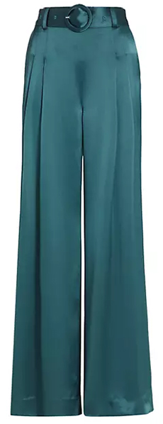 Cinq à Sept Shauna Satin Wide-Leg Pants | 40plusstyle.com