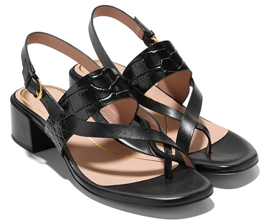 Cole Haan Anica Lux Block Heel Sandals | 40plusstyle.com