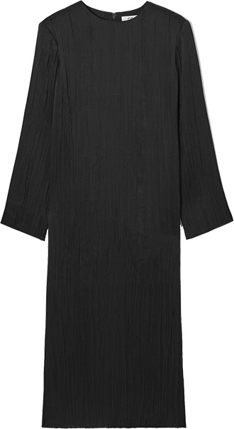 COS Plissé Midi Dress | 40plusstyle.com