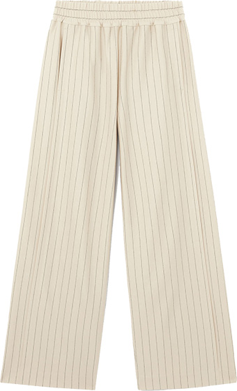 COS Pinstriped Straight-Leg Pants | 40plusstyle.com