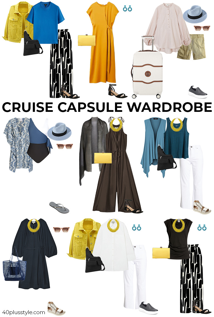 Cruise capsule wardrobe | 40plusstyle.com