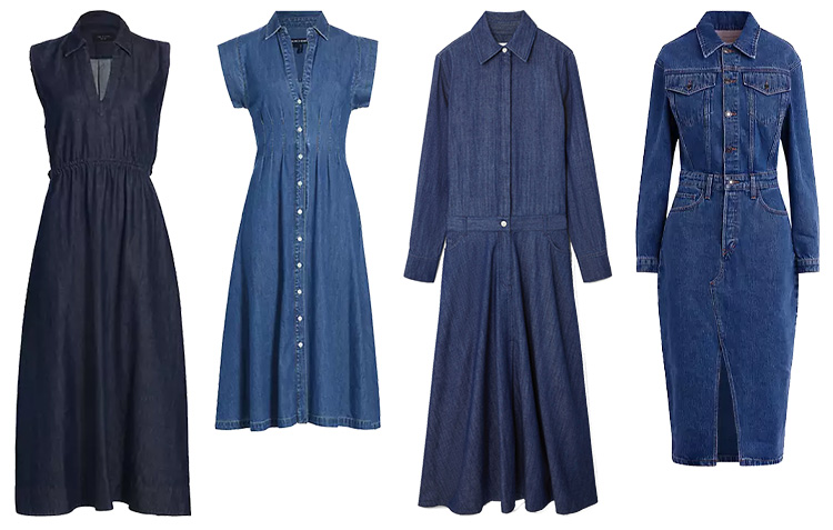 Denim dresses | 40plusstyle.com