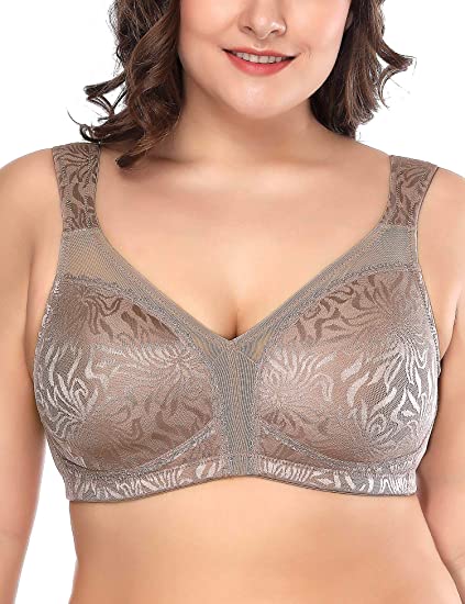 Deyllo Full Coverage Minimizer Bra | 40plusstyle.com