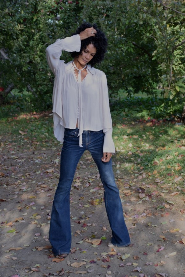 Diana-70s Look-Wide Leg Jeans | 40plusstyle.com