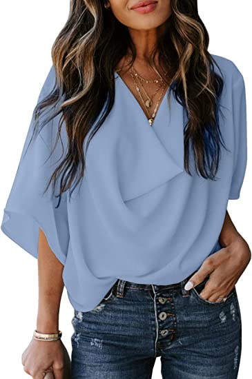 Dokotoo Chiffon Top | 40plusstyle.com