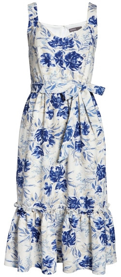 Donna Ricco floral a-line dress | 40plusstyle.com