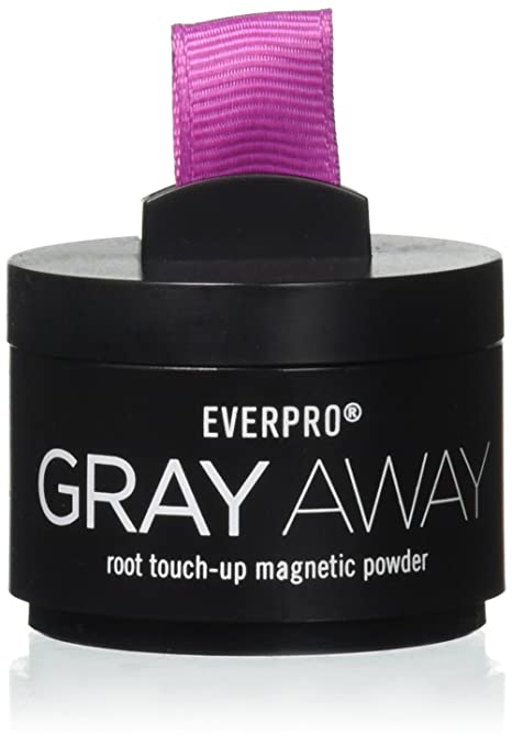 Everpro Gray Away Temporary Root Concealer Root Touch Up Magnetic Powder | 40plusstyle.com