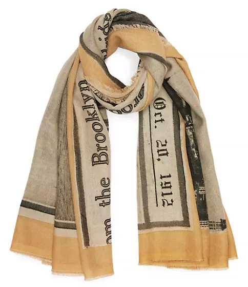 Faliero Sarti Manhattan Printed Wool Scarf | 40plusstyle.com