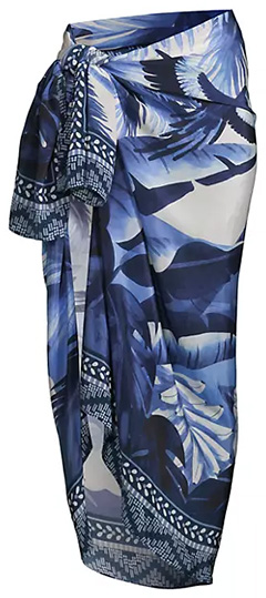 Farm Rio Inner Beach Printed Long Sarong | 40plusstyle.com