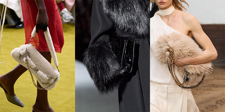 Handbag trends for fall: fluffy and fringe | 40plusstyle.com