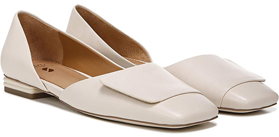 SARTO by Franco Sarto Tracy Half d'Orsay Flats | 40plusstyle.com