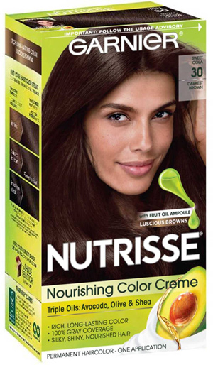 Garnier Nutrisse Nourishing Hair Color Creme | 40plusstyle.com