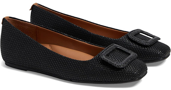 Gentle Souls by Kenneth Cole Sailor Buckle Ballet Flats | 40plusstyle.com