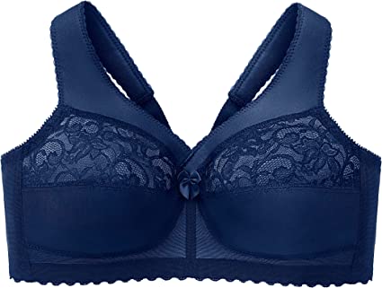 Glamorise Full Figure Plus Size MagicLift Original Support Wire-free Bra | 40plusstyle.com