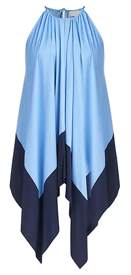 Halston Kavita Handkerchief Halter Top | 40plusstyle.com