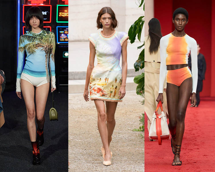 Trends for spring and summer 2023 - Vacation prints on the catwalk | 40plusstyle.com