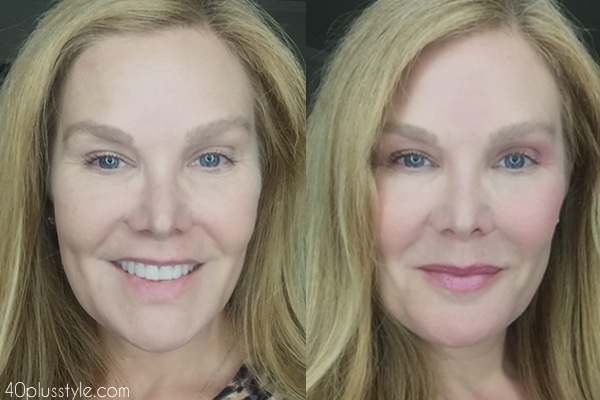 How to create a flattering, natural “no makeup” makeup look over 40.