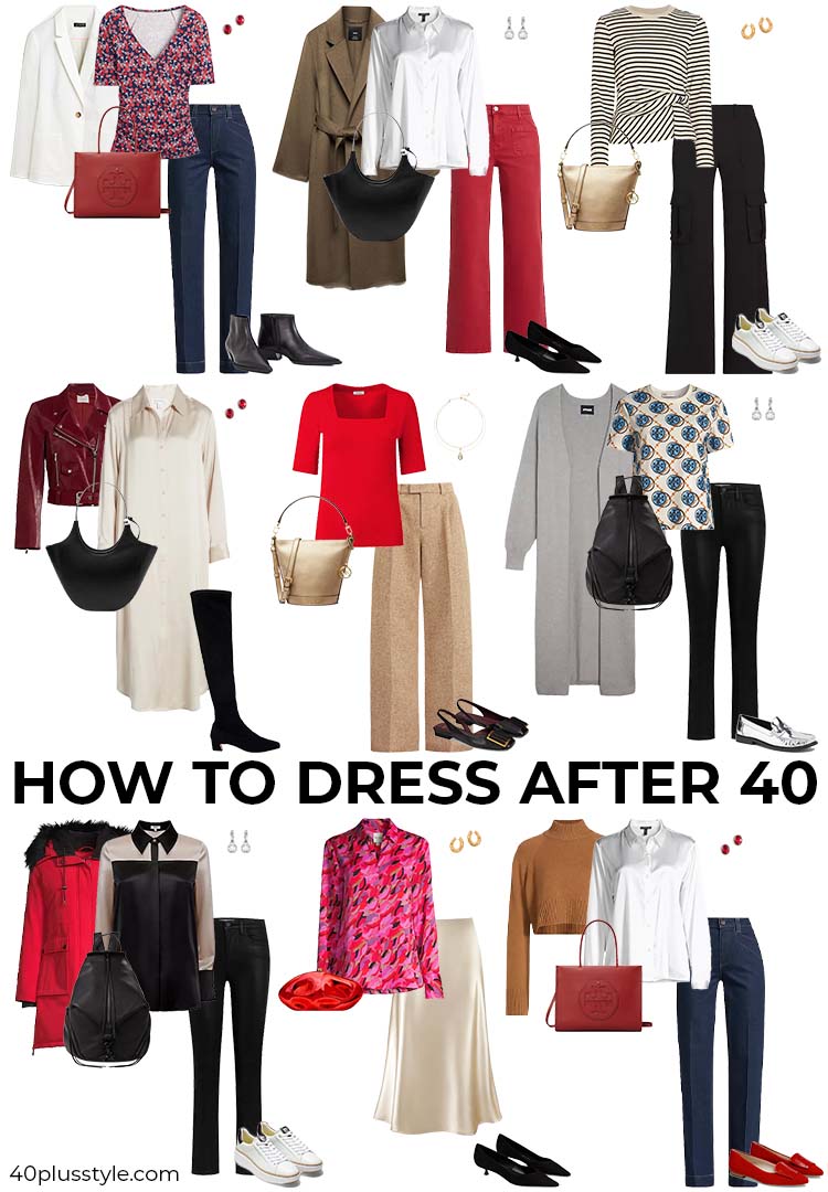 How to dress after 40: a capsule wardrobe | 40plusstyle.com