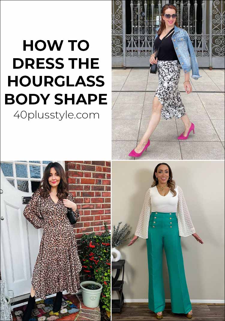 How to dress the hourglass body shape | 40plusstyle.com