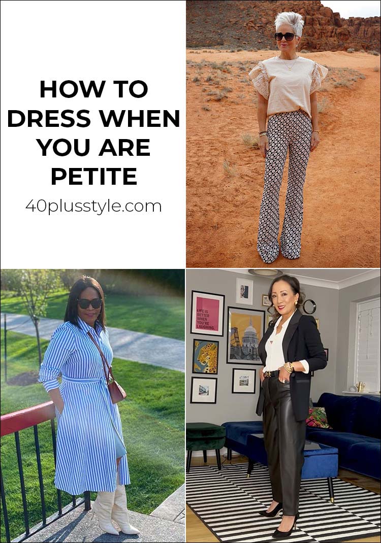 How to dress when you are short | 40plusstyle.com