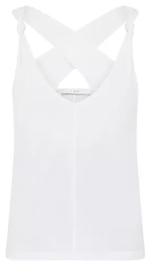 Travel clothes for women - IRO Tekkio Knot V-Neck Top | 40plusstyle.com