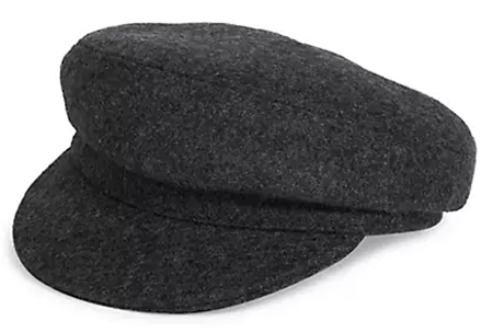 Isabel Marant Evie Wool-Blend Newsboy Cap | 40plusstyle.com