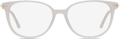 EyeBuyDirect Jasmine Cat Eye White Eyeglasses | 40plusstyle.com