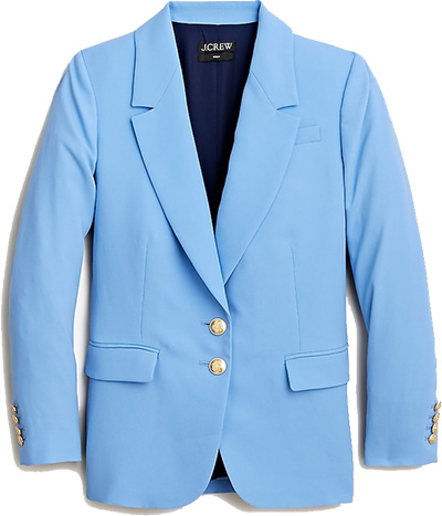 J.Crew Willa Blazer in City Crepe | 40plusstyle.com