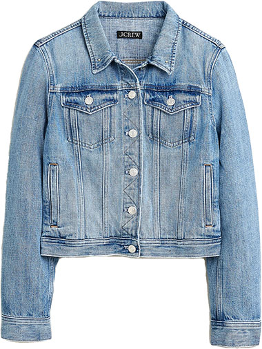 Summer jackets for women - J.Crew New Classic Denim Jacket | 40plusstyle.com