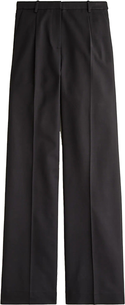 J.Crew Wide Leg Twill Essential Pant | 40plusstyle.com