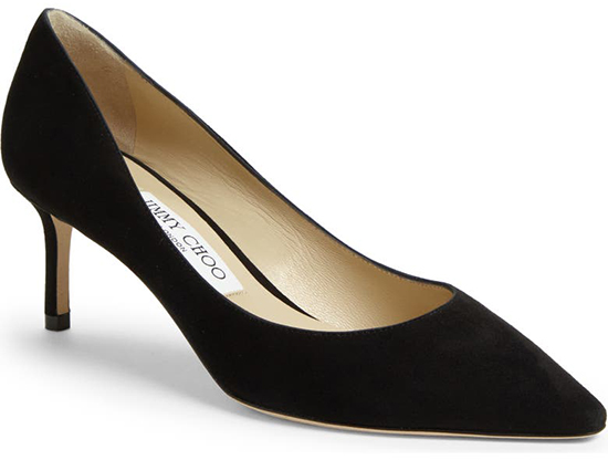 Best designer shoes - Jimmy Choo Romy 60 Suede Pump| 40plusstyle.com